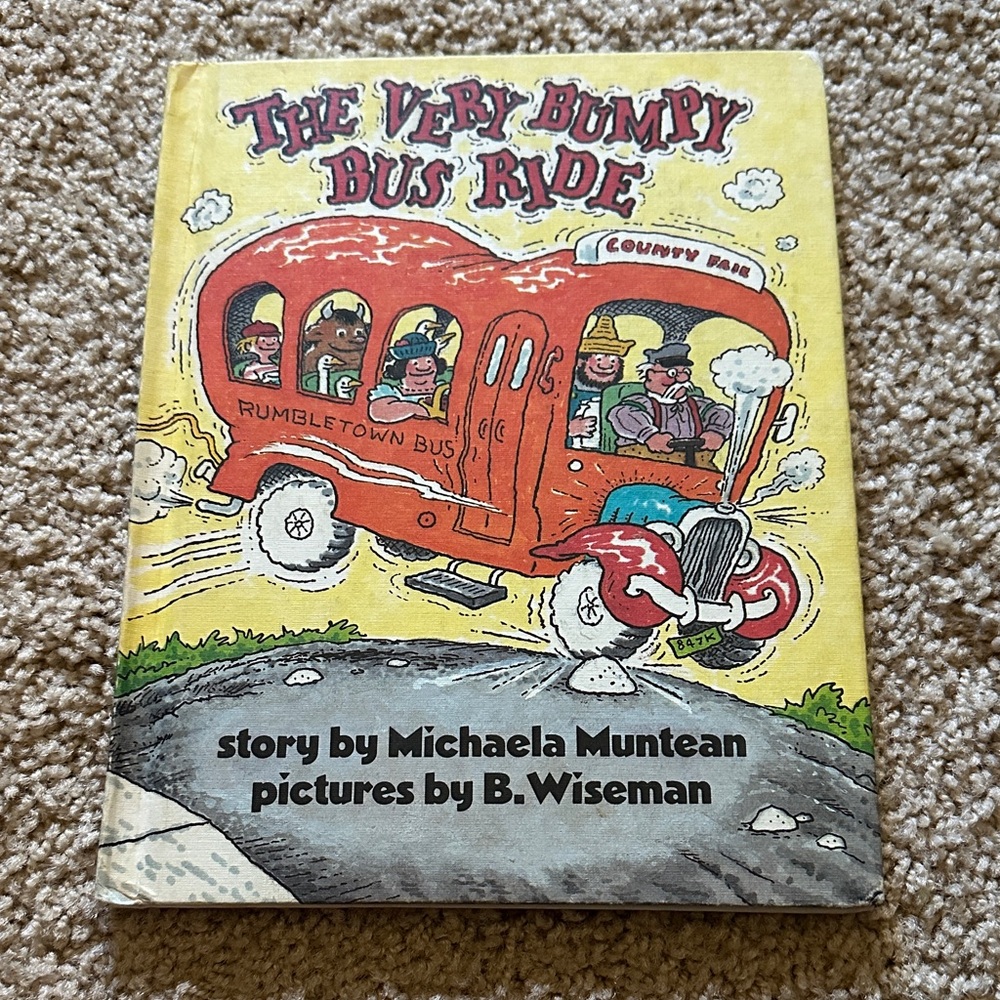 The Very Bumpy Bus Ride *Vintage* Children's Book